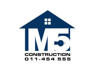 M5 Construction  logo design by maspion