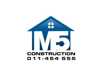 M5 Construction  logo design by maspion