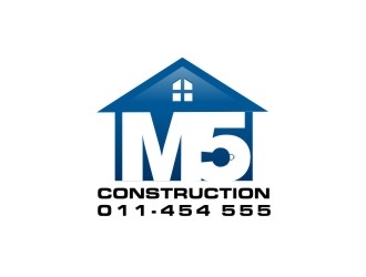 M5 Construction  logo design by maspion