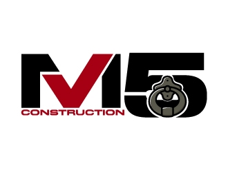 M5 Construction  logo design by drifelm