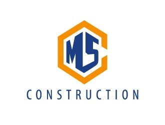 M5 Construction  logo design by hwkomp