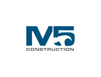 M5 Construction  logo design by .::ngamaz::.