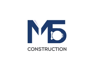 M5 Construction  logo design by zakdesign700