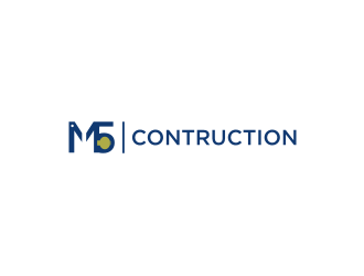 M5 Construction  logo design by artery
