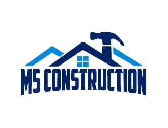 M5 Construction  logo design by AamirKhan
