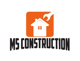 M5 Construction  logo design by AamirKhan