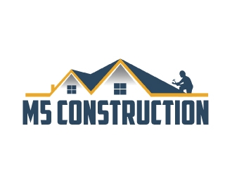 M5 Construction  logo design by AamirKhan