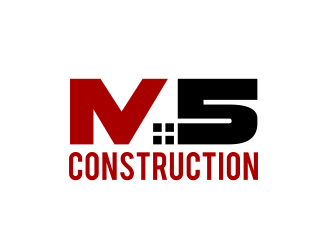 M5 Construction  logo design by serprimero