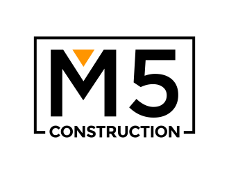M5 Construction  logo design by Gopil