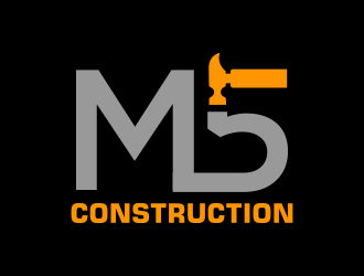 M5 Construction  logo design by Gopil