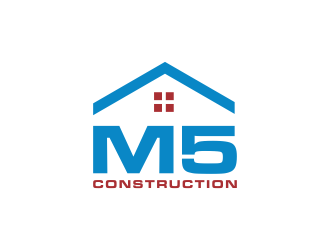 M5 Construction  logo design by Editor