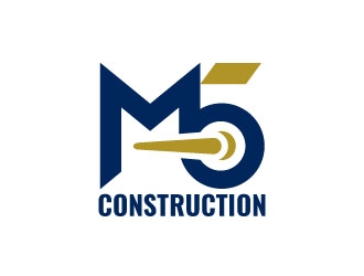 M5 Construction  logo design by sanworks