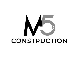 M5 Construction  logo design by sanworks