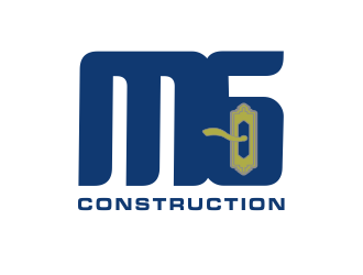 M5 Construction  logo design by Mahrein