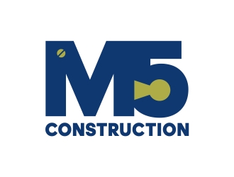 M5 Construction  logo design by excelentlogo