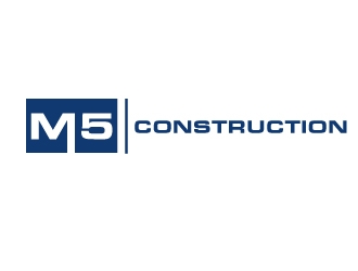 M5 Construction  logo design by gilkkj