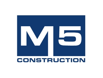 M5 Construction  logo design by gilkkj