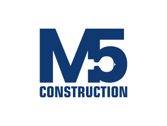 M5 Construction  logo design by yunda