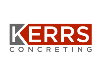 Kerrs concreting  logo design by Franky.