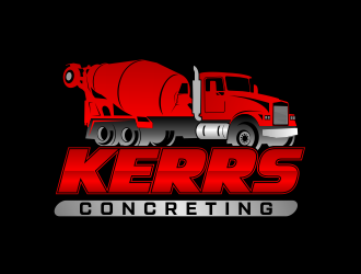 Kerrs concreting  logo design by beejo