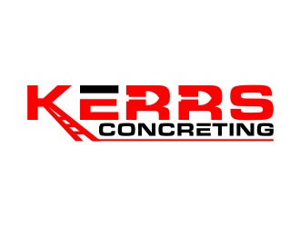 Kerrs concreting  logo design by icha_icha