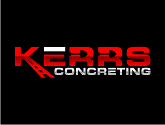 Kerrs concreting  logo design by icha_icha