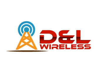 D&L Wireless logo design by aryamaity
