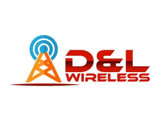 D&L Wireless logo design by aryamaity