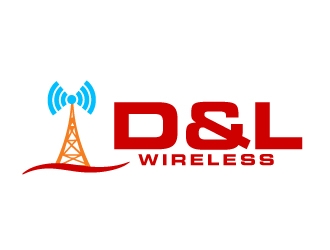 D&L Wireless logo design by AamirKhan