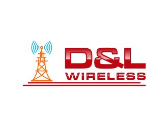 D&L Wireless logo design by Garmos