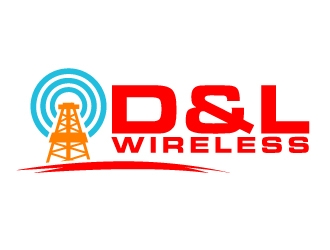 D&L Wireless logo design by AamirKhan