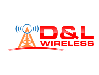 D&L Wireless logo design by icha_icha