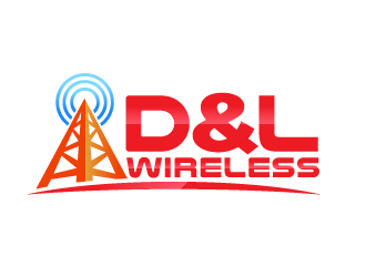 D&L Wireless logo design by justin_ezra