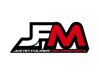 Justin Fulmer Motorsports logo design by johana