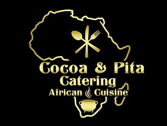 Cocoa & Pitta Catering (African Cuisine) logo design by PrimalGraphics