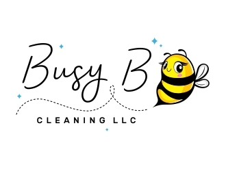 Busy B Cleaning logo design by forevera