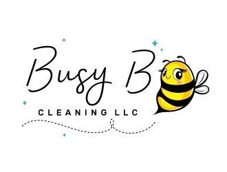 Busy B Cleaning logo design by forevera