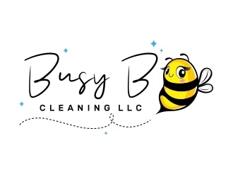 Busy B Cleaning logo design by forevera