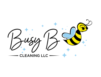 Busy B Cleaning logo design by qqdesigns