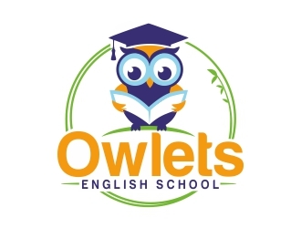 Owlets English School logo design by ruki