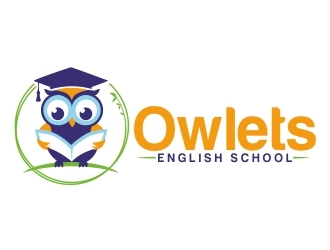 Owlets English School logo design by ruki