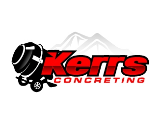 Kerrs concreting  logo design by AamirKhan