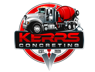 Kerrs concreting  logo design by Suvendu