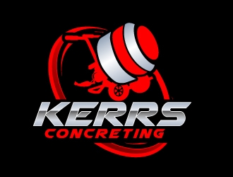 Kerrs concreting  logo design by uttam