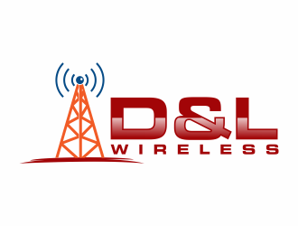 D&L Wireless logo design by Mahrein