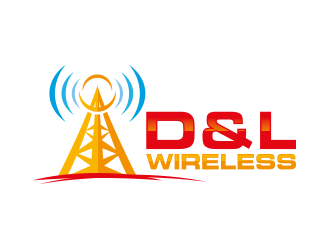 D&L Wireless logo design by yippiyproject