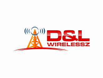 D&L Wireless logo design by mutafailan