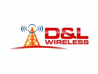 D&L Wireless logo design by mutafailan