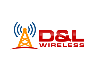 D&L Wireless logo design by lexipej