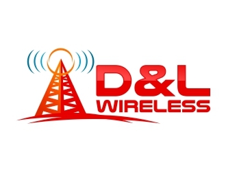 D&L Wireless Logo Design